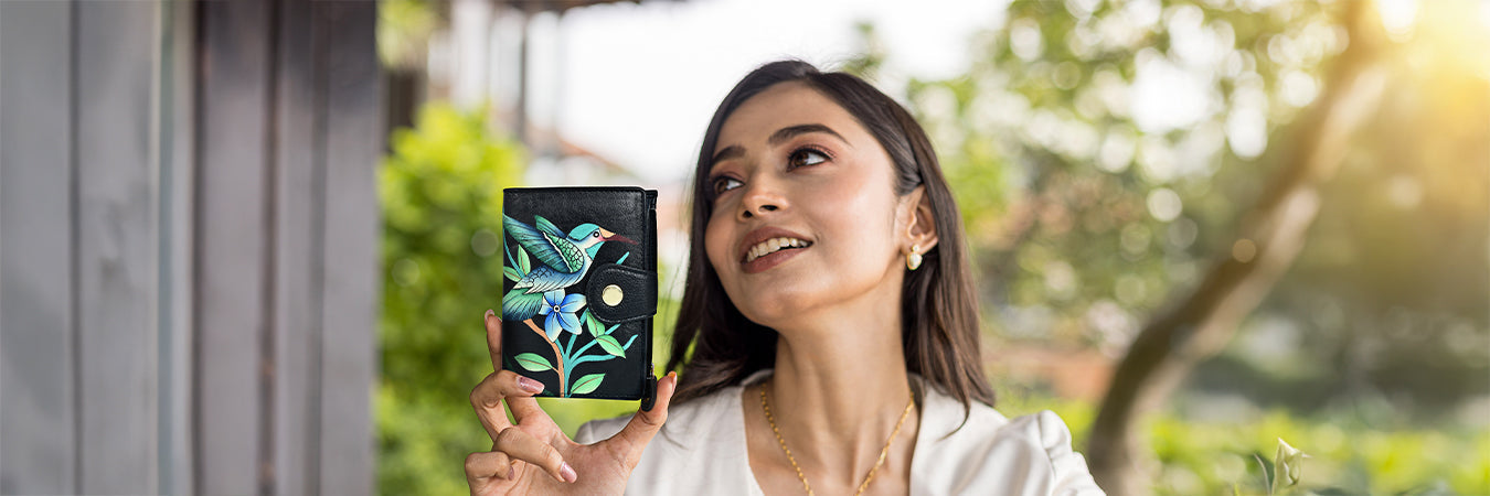 Anna Hand-Painted Ladies Wallet