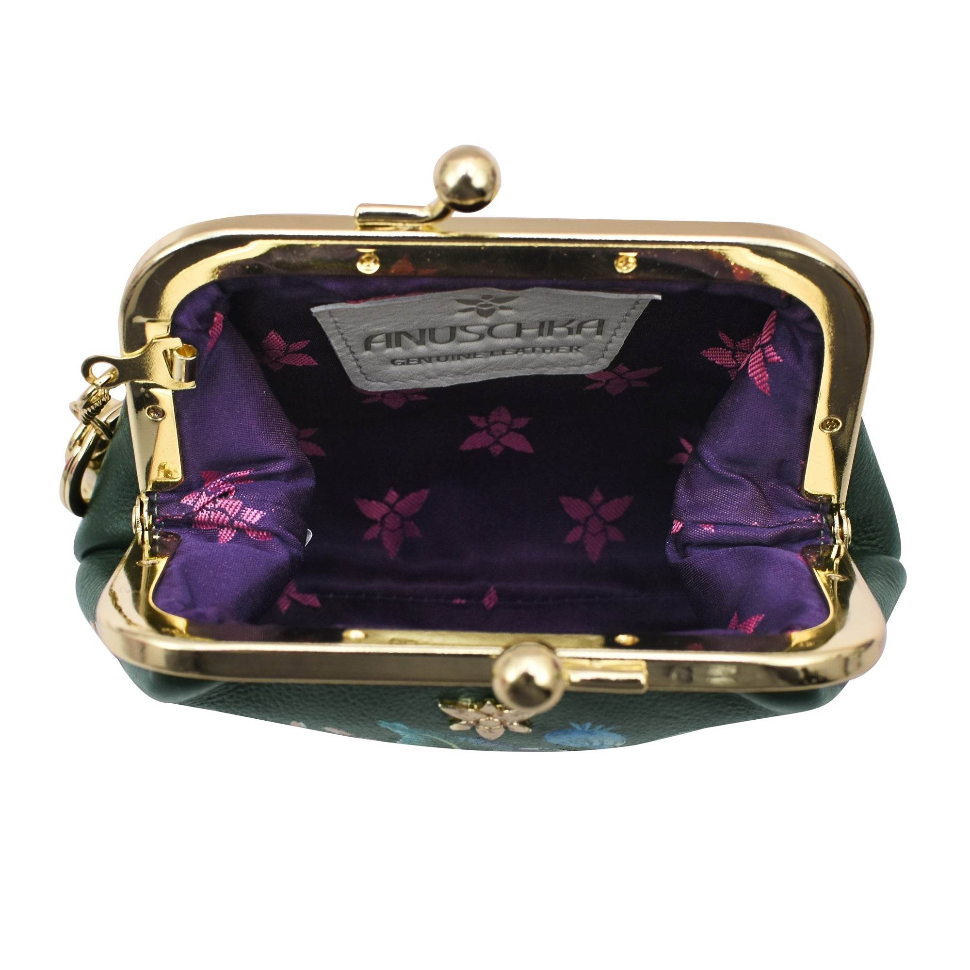 Clasp Pouch With Key Fobs - 1177 - Anuschka (IN)