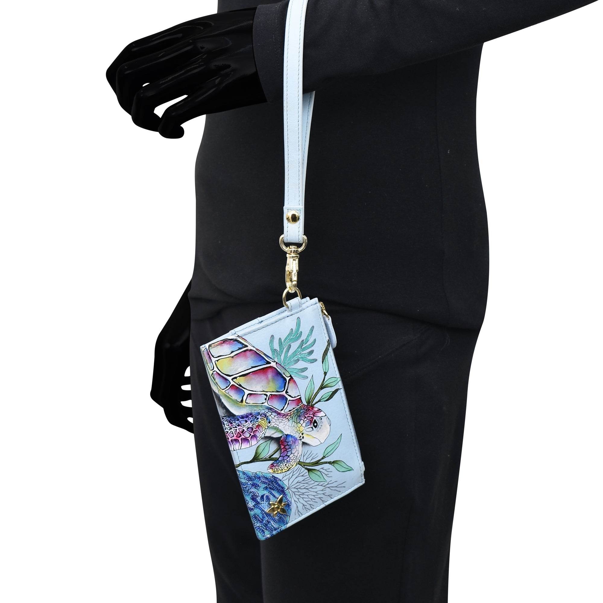 Card Holder with Wristlet - 1180 - Anuschka (IN)