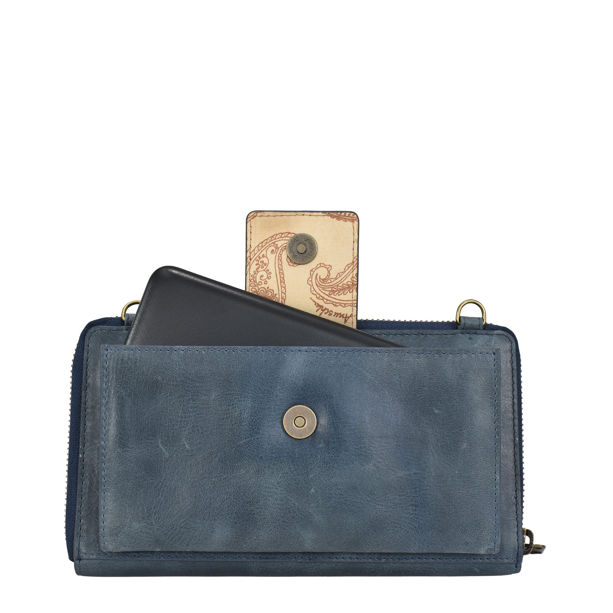 Heritage Leather Crossbody Organizer - 1932