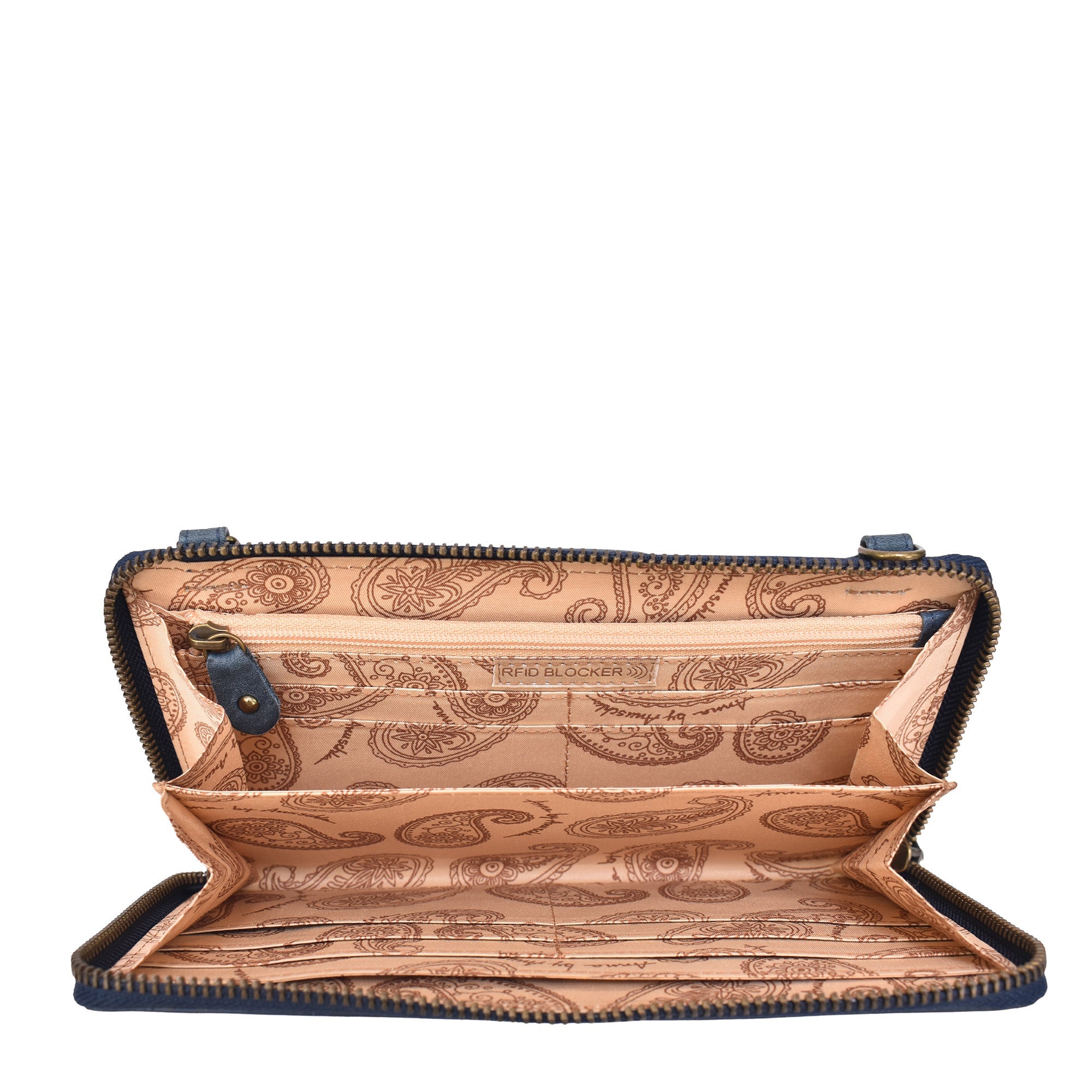 Heritage Leather Crossbody Organizer - 1932