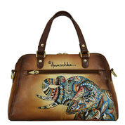 Elephant Mandala Wide Organizer Satchel - 695