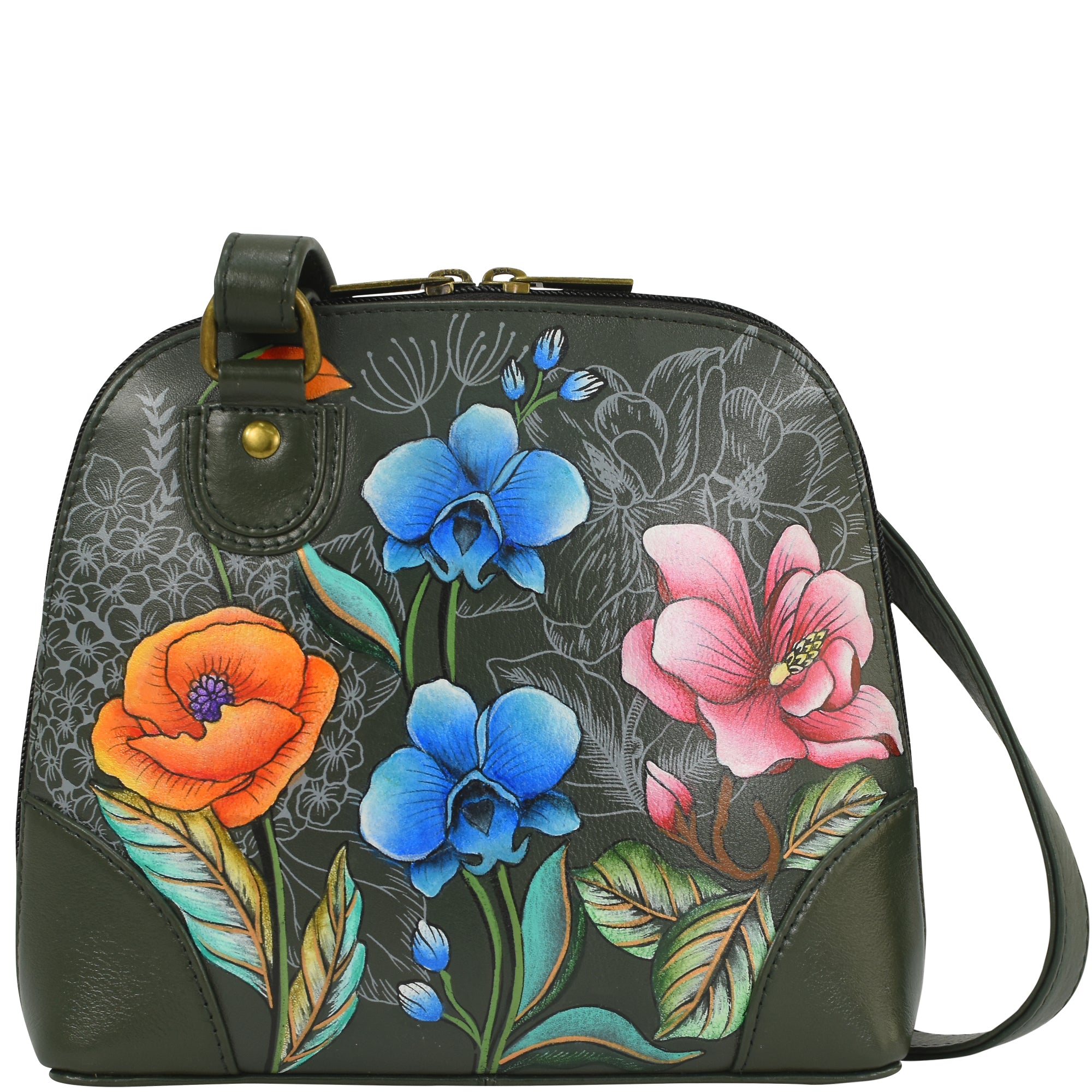 Small Multi Compartment Zip-Around Organizer - 8109