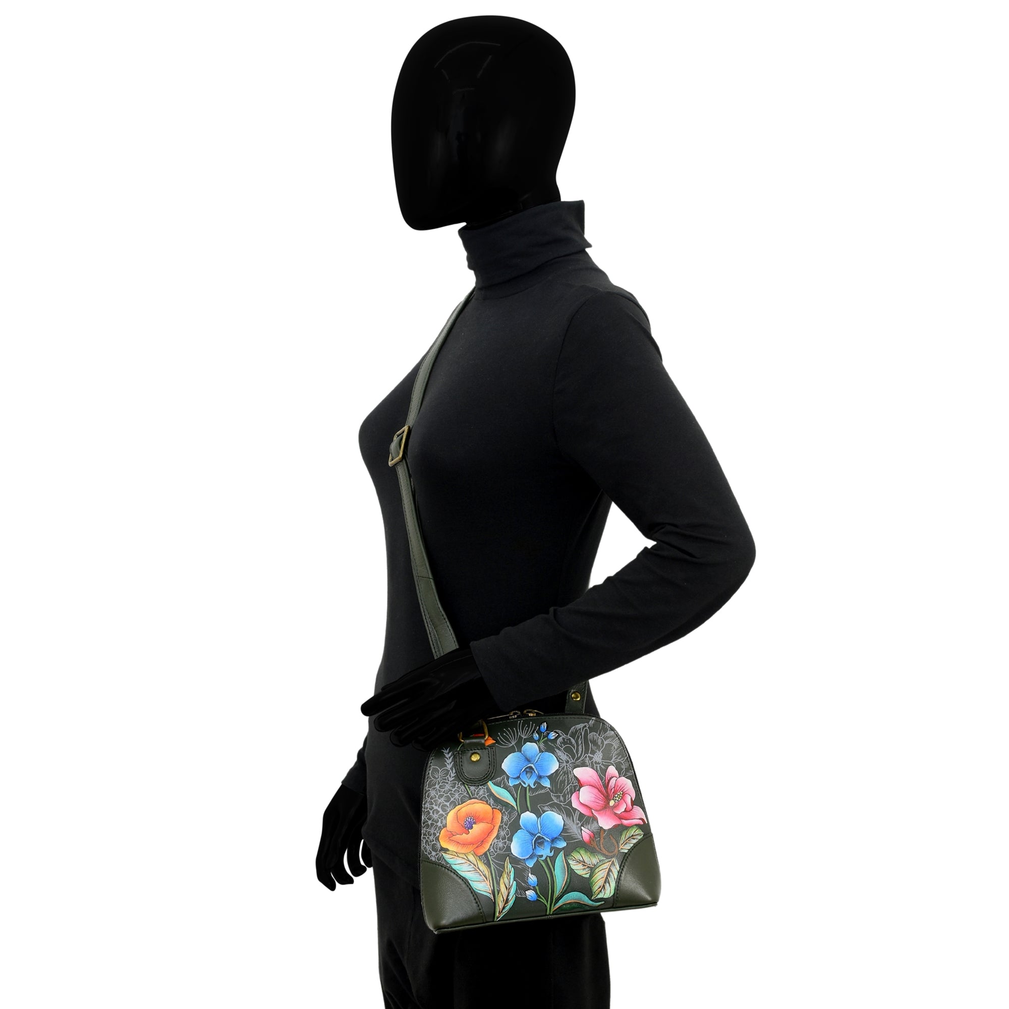 Small Multi Compartment Zip-Around Organizer - 8109