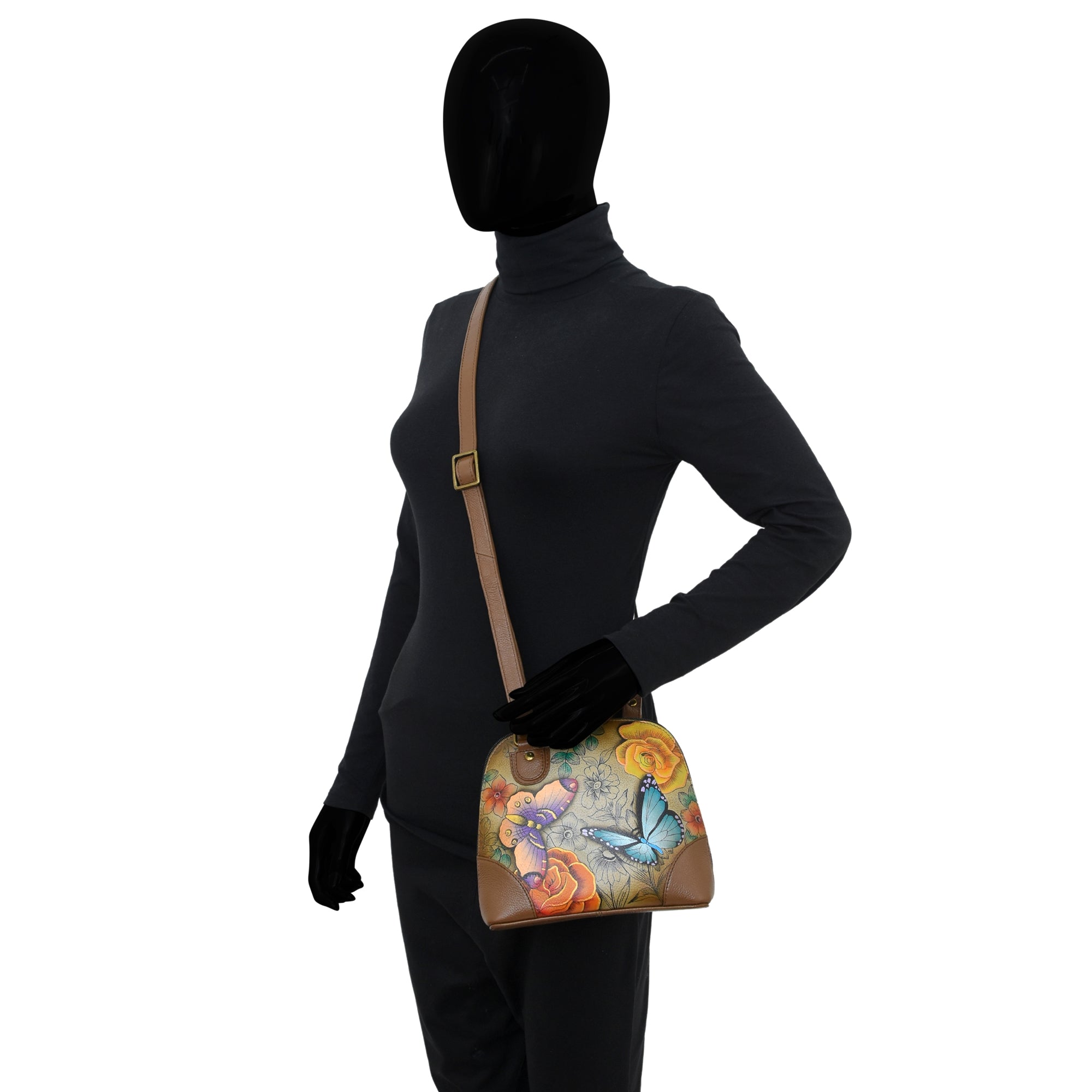 Small Multi Compartment Zip-Around Organizer - 8109