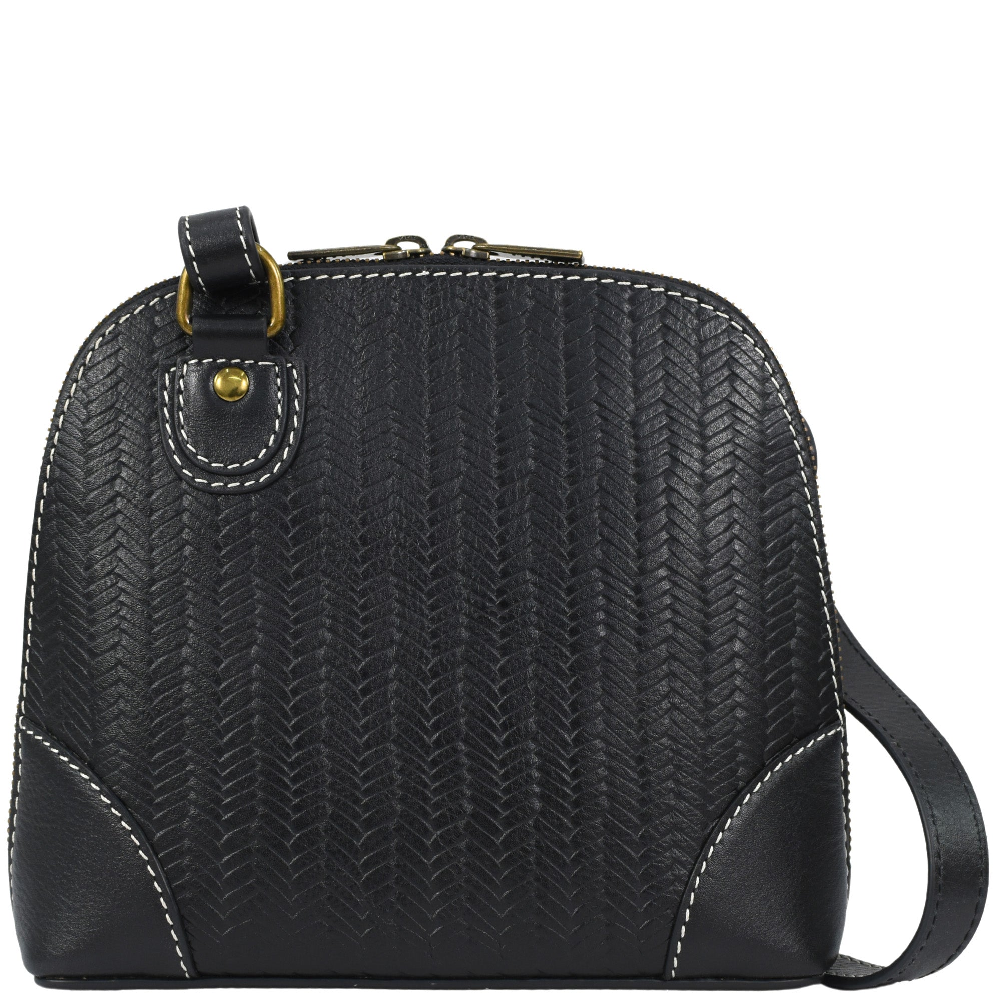 Heritage Leather Small Multi Compartment Zip-Around Organizer - 8109