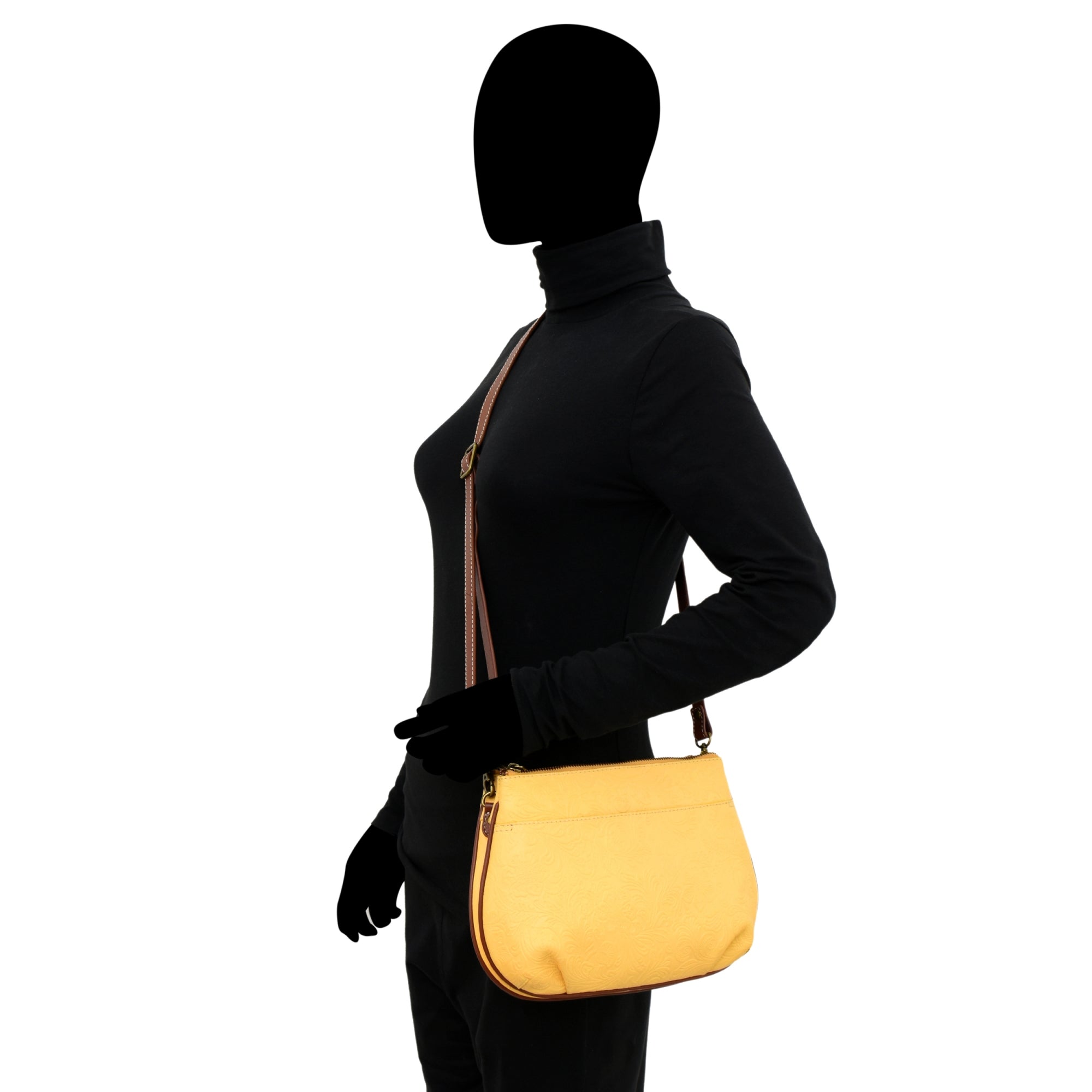 Heritage Leather Multi-Compartment Crossbody - 8280