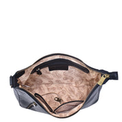 Heritage Leather Large Top Zip Hobo - 8487