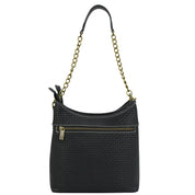 Heritage Leather Multicompartment Hobo - 8532