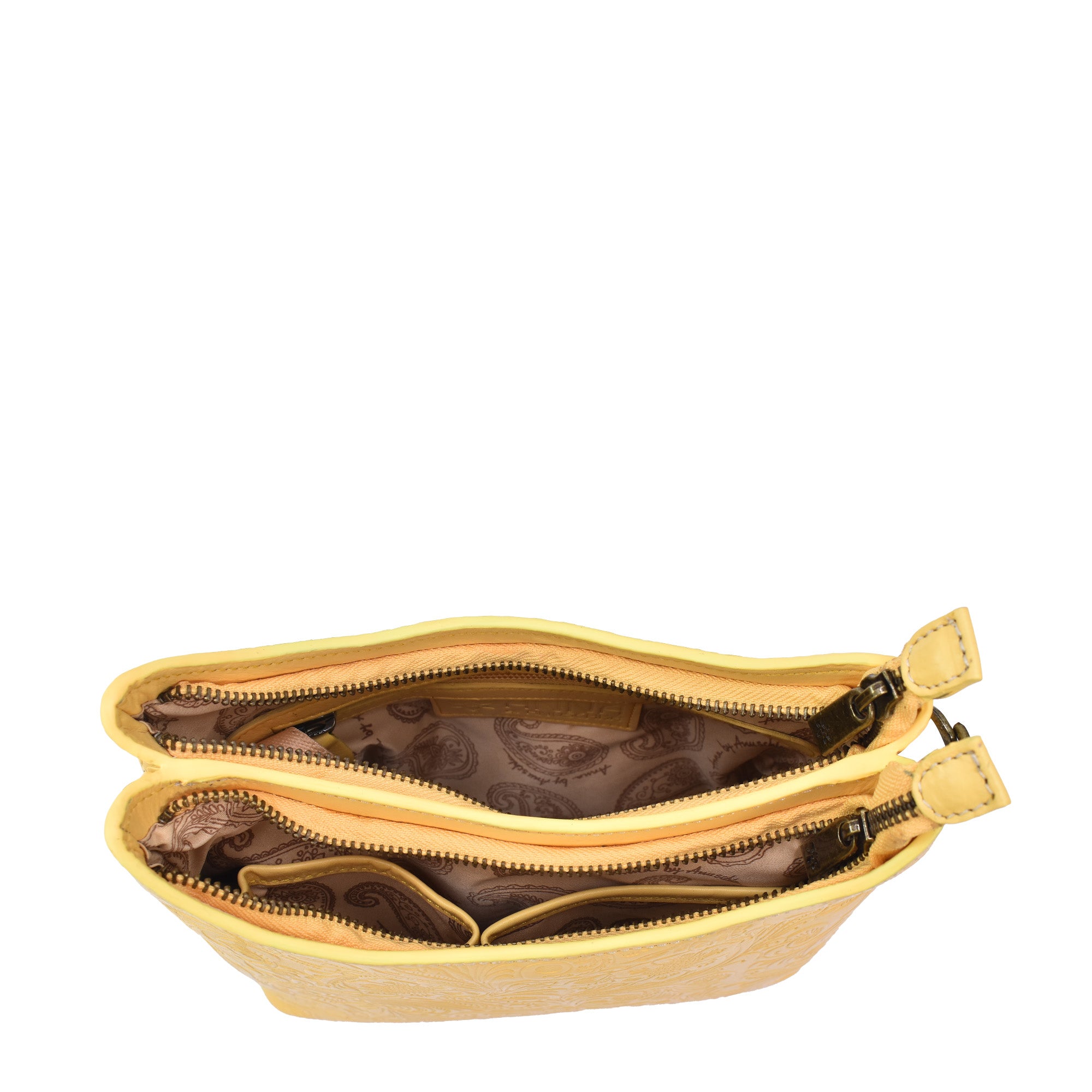 Heritage Leather Multicompartment Hobo - 8532