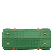 Heritage Leather Large Convertible Satchel - 8535