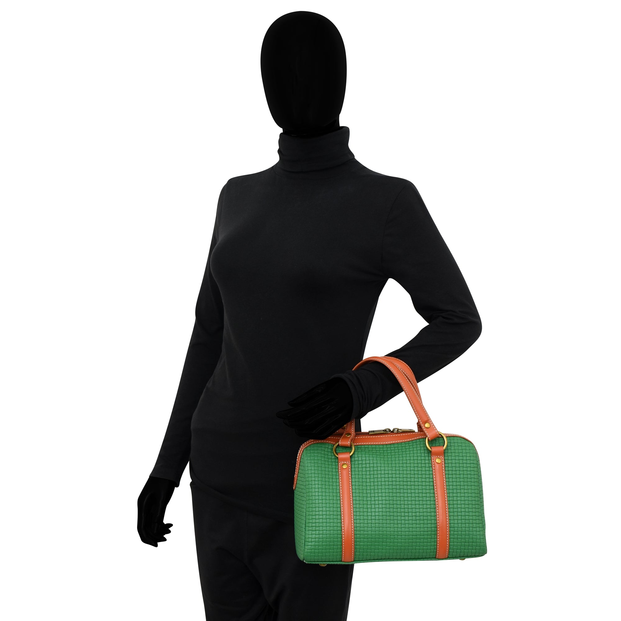 Heritage Leather Large Convertible Satchel - 8535