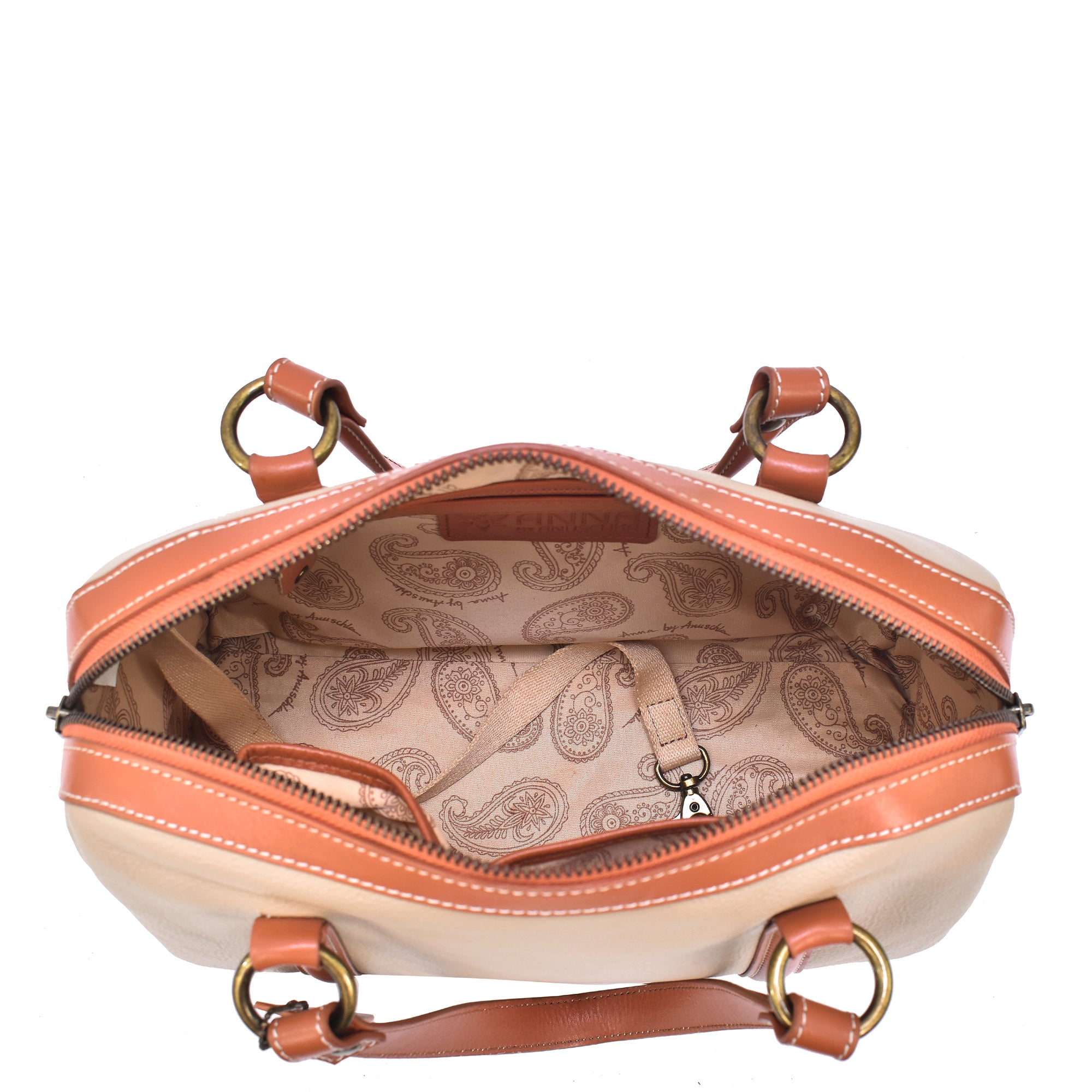 Heritage Leather Large Convertible Satchel - 8535