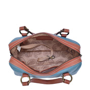 Heritage Leather Large Convertible Satchel - 8535