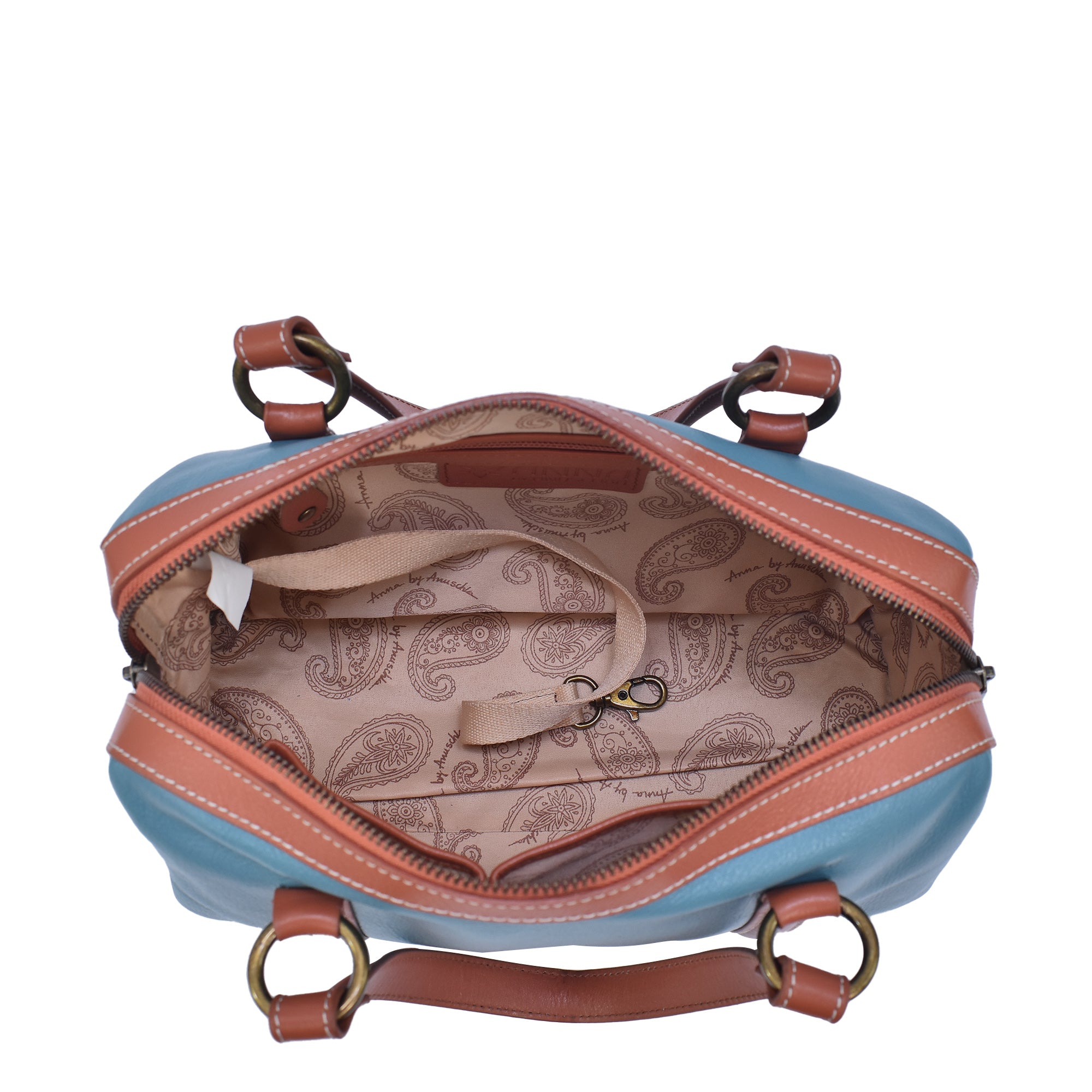 Heritage Leather Large Convertible Satchel - 8535