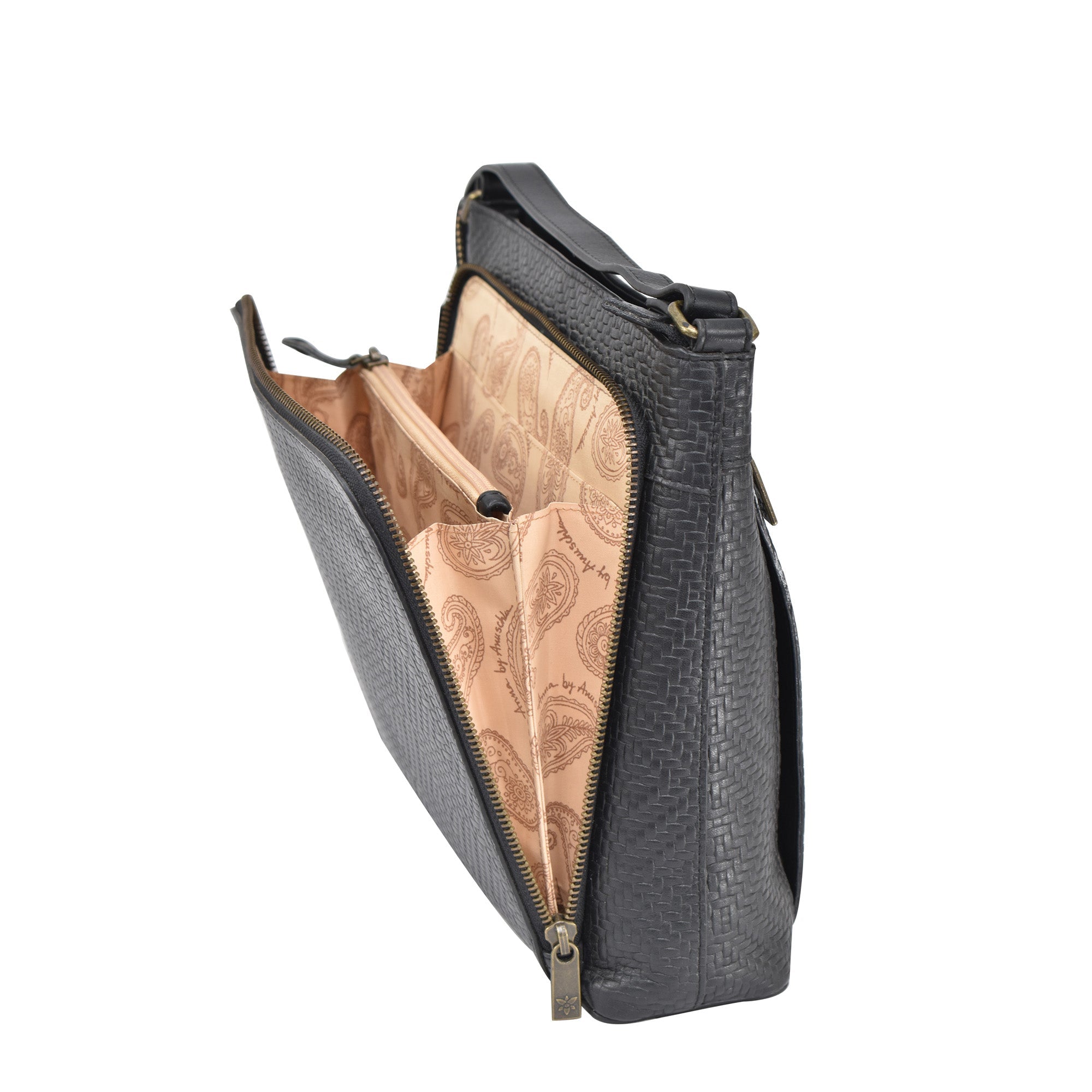 Heritage Leather Organizer Crossbody - 8593