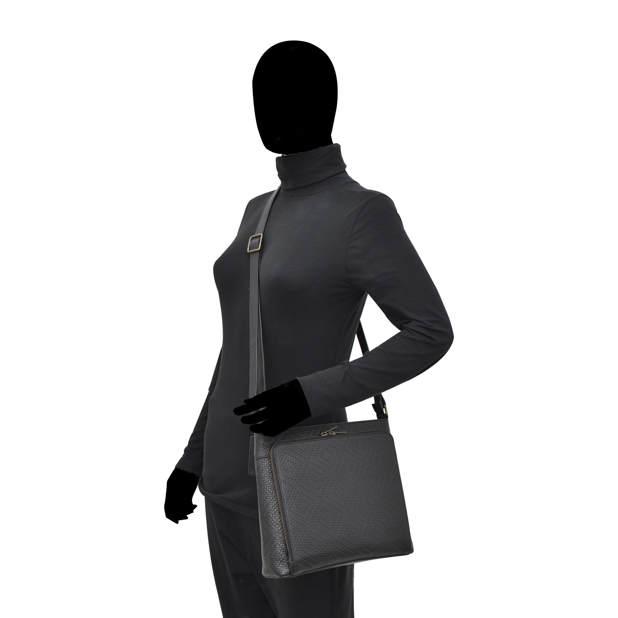 Heritage Leather Organizer Crossbody - 8593