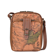 Heritage Leather Organizer Crossbody - 8632