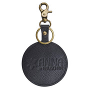 Painted Leather Bag Charm - K0013