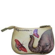 Medium Zip Pouch - 1107| Anuschka Leather India