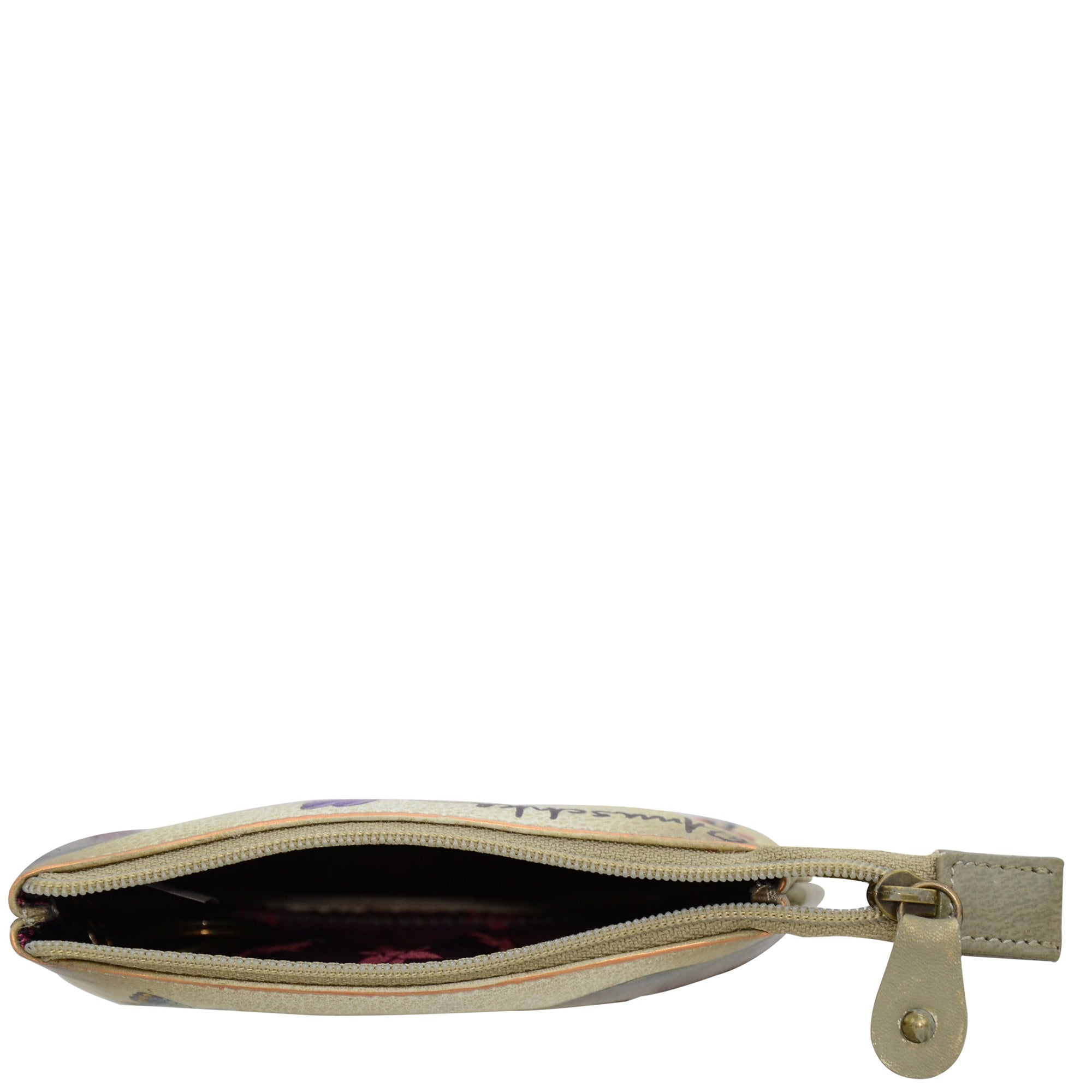 Medium Zip Pouch - 1107| Anuschka Leather India