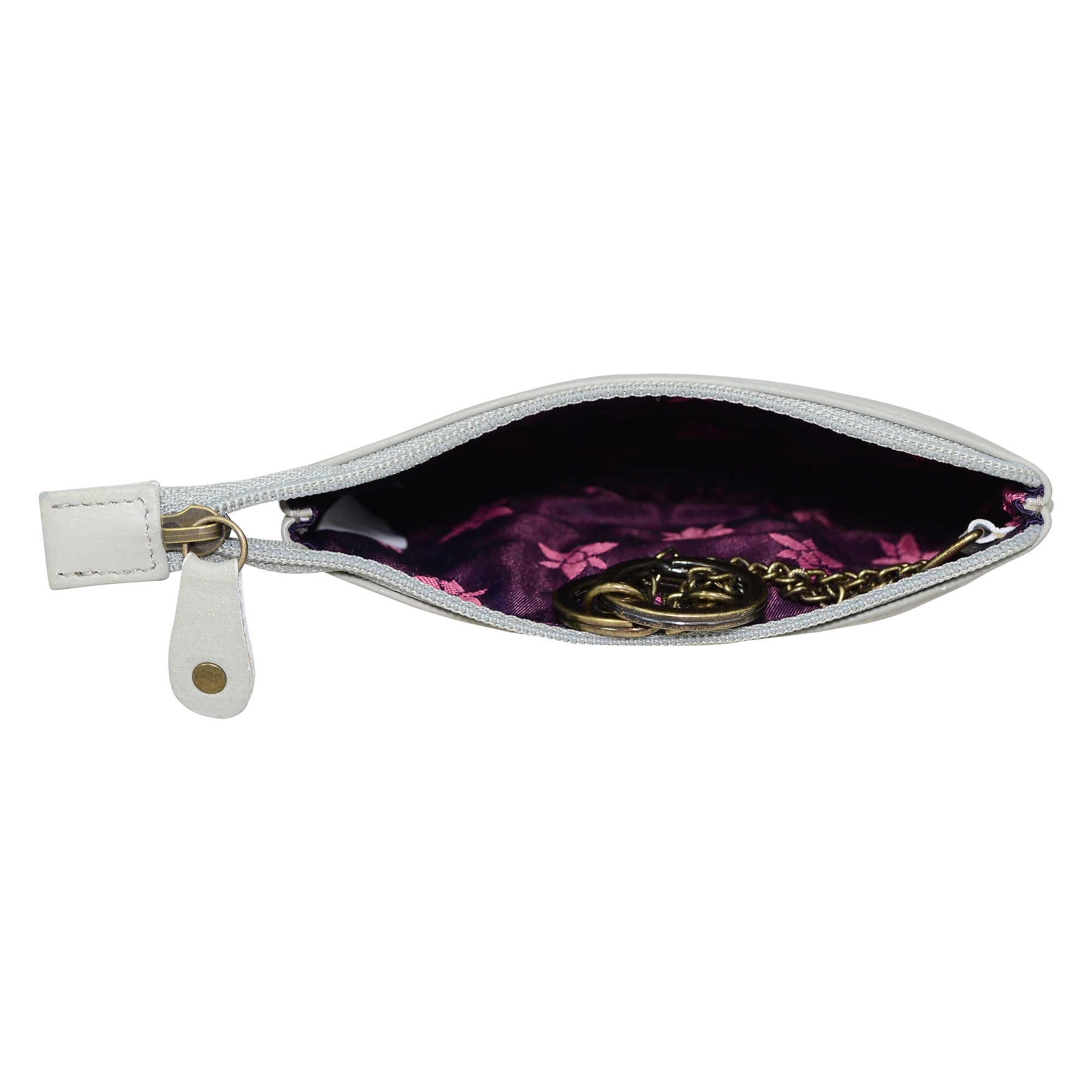 Medium Zip Pouch - 1107| Anuschka Leather India
