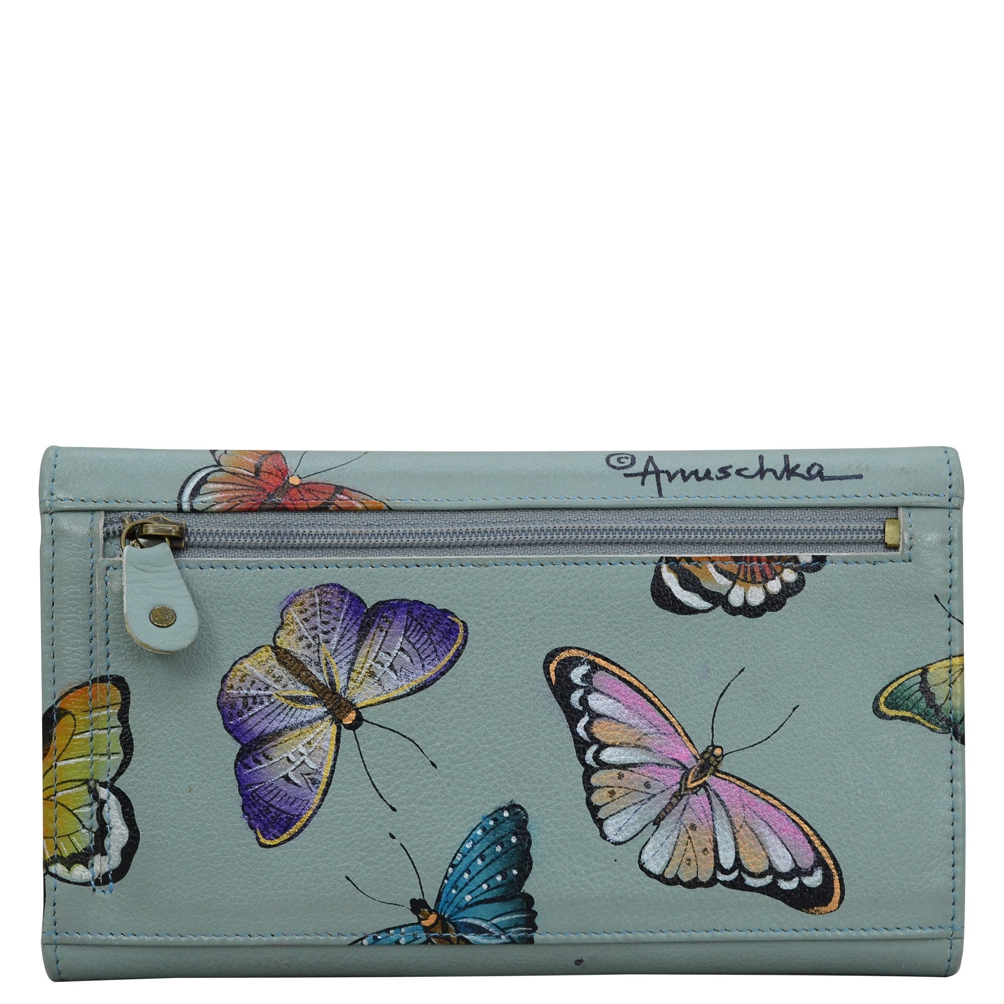 Three Fold Clutch - 1136| Anuschka Leather India