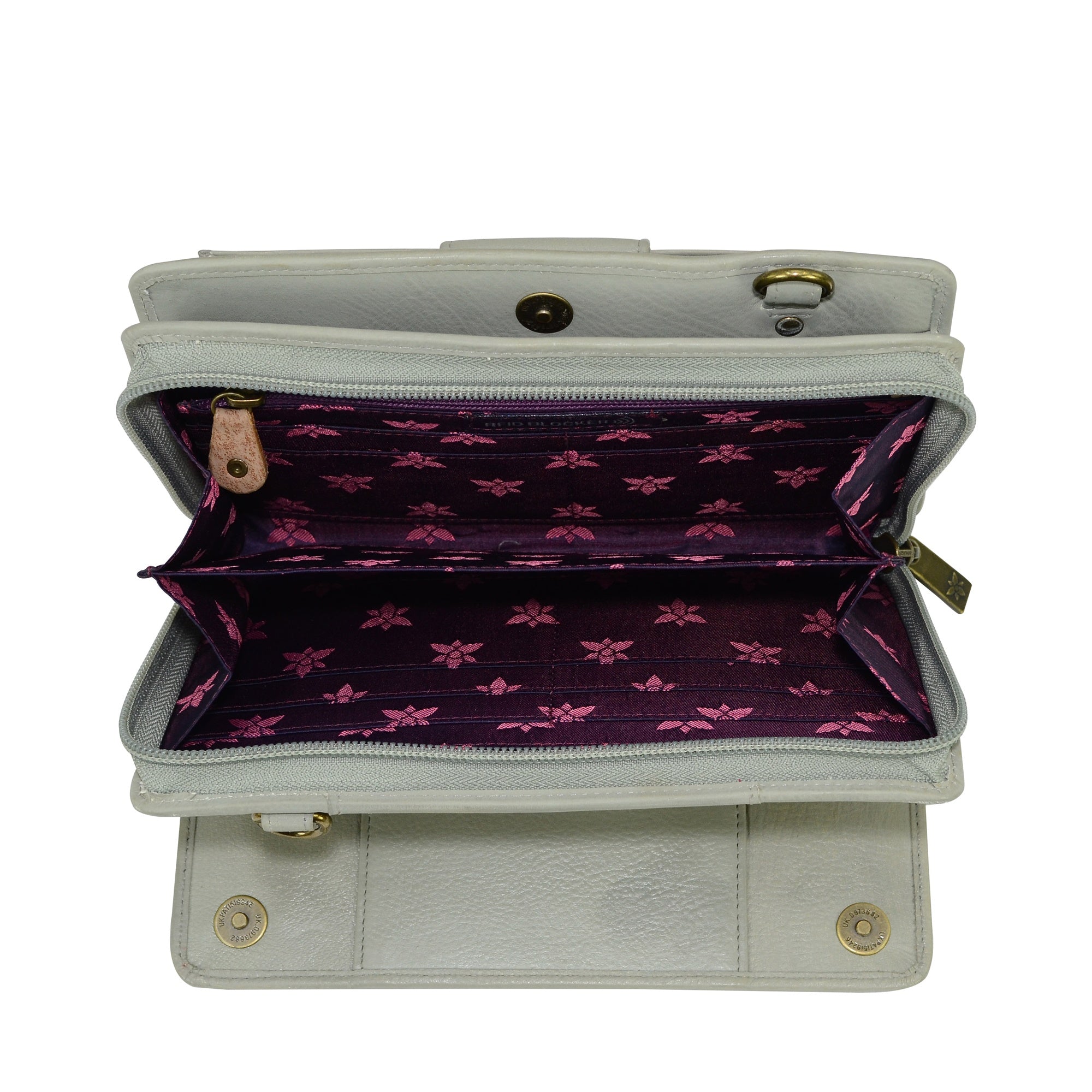 Organizer Wallet Crossbody - 1149| Anuschka Leather India
