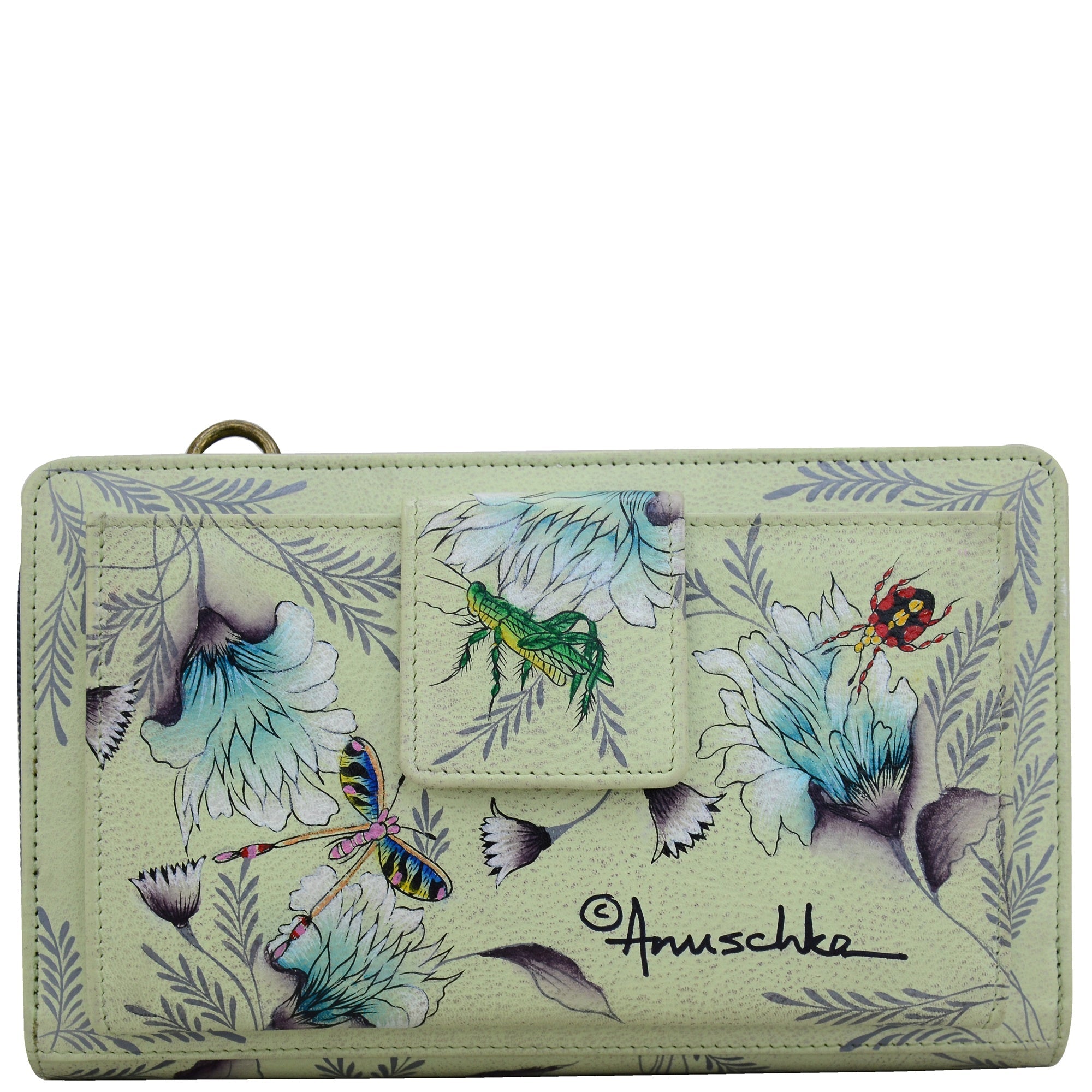 Organizer Wallet Crossbody - 1149| Anuschka Leather India