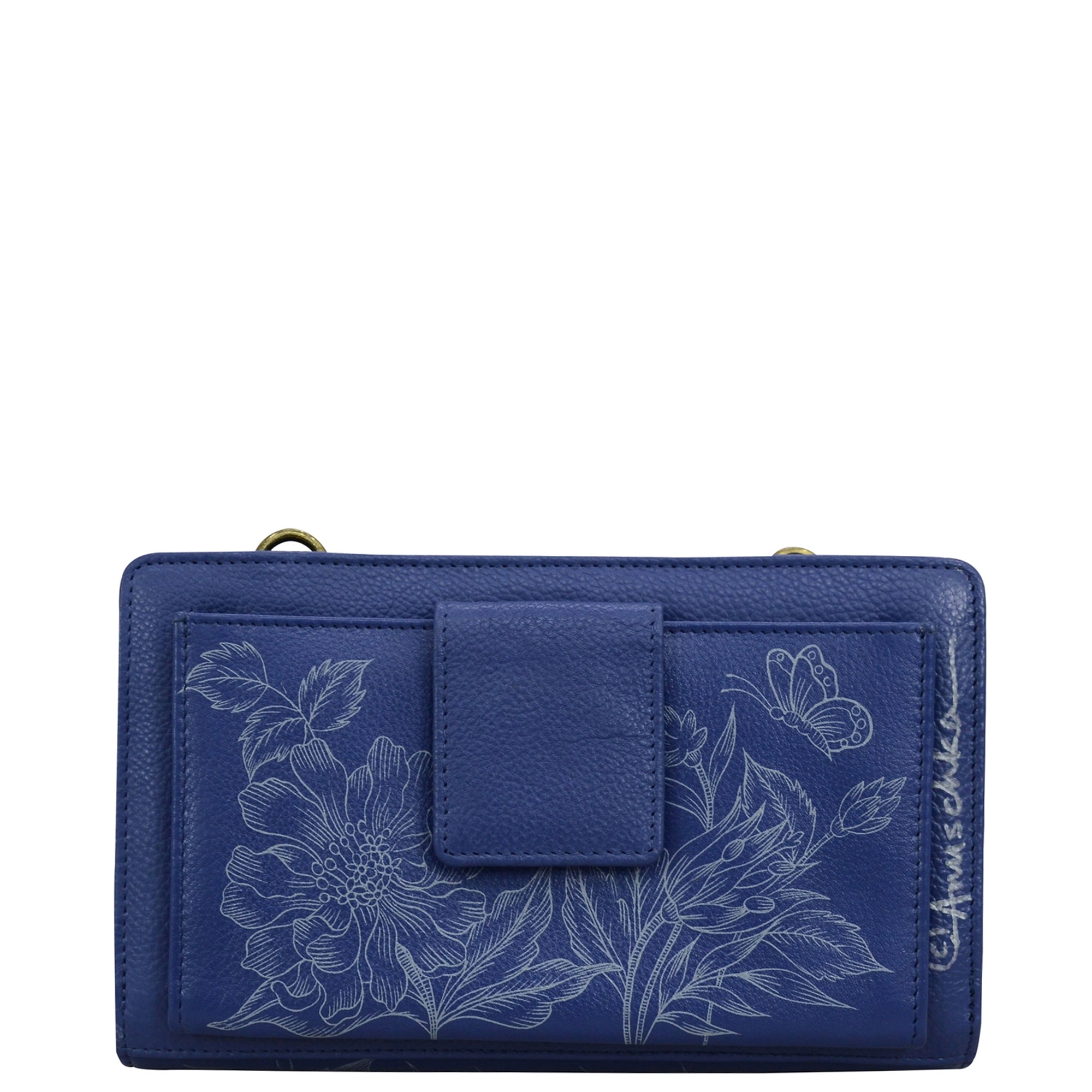 Organizer Wallet Crossbody - 1149| Anuschka Leather India