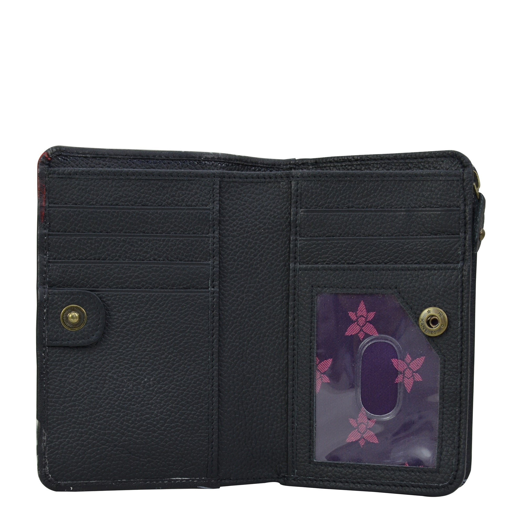 Two-Fold Small Organizer Wallet - 1166| Anuschka Leather India