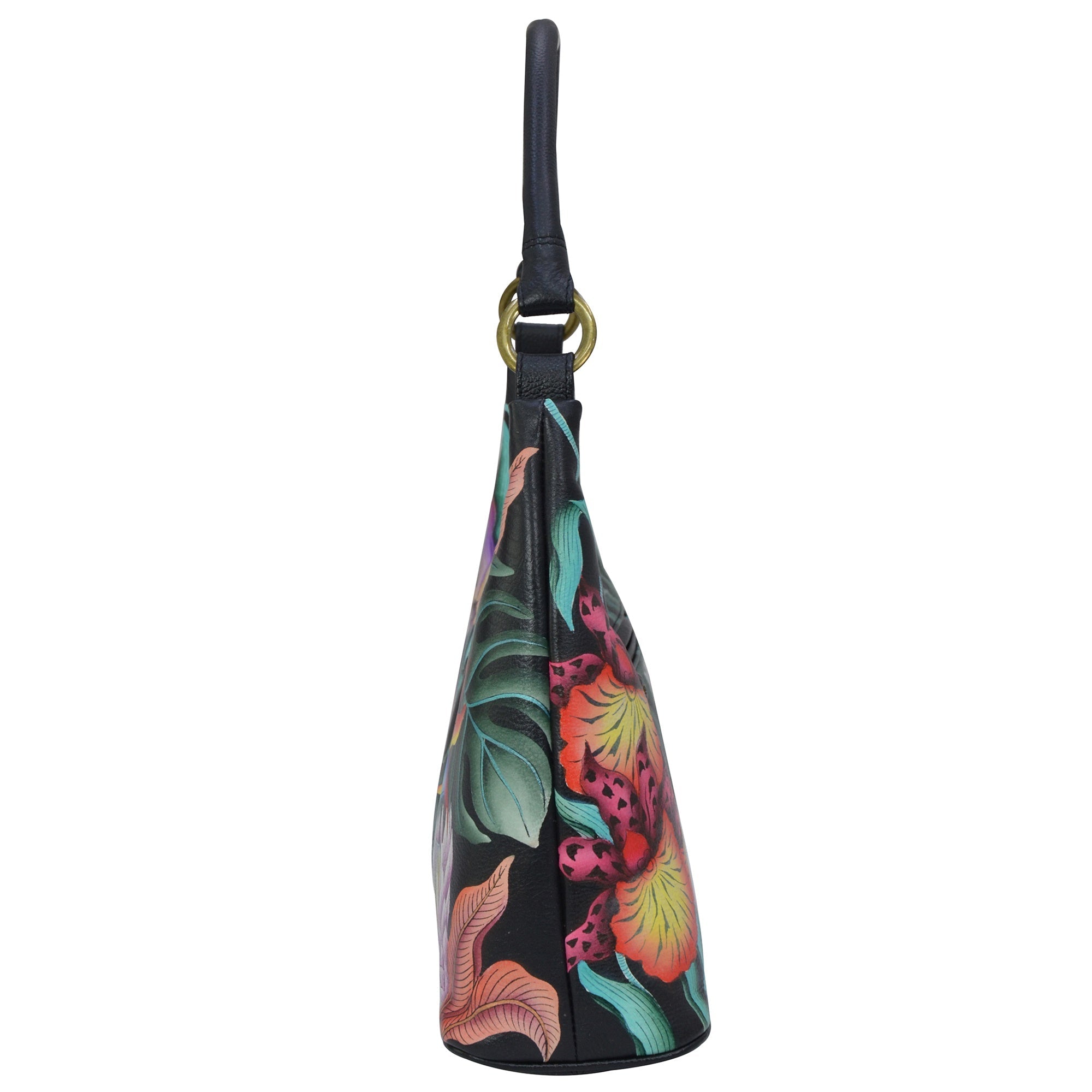 Medium Zip Top Hobo - 371| Anuschka Leather India