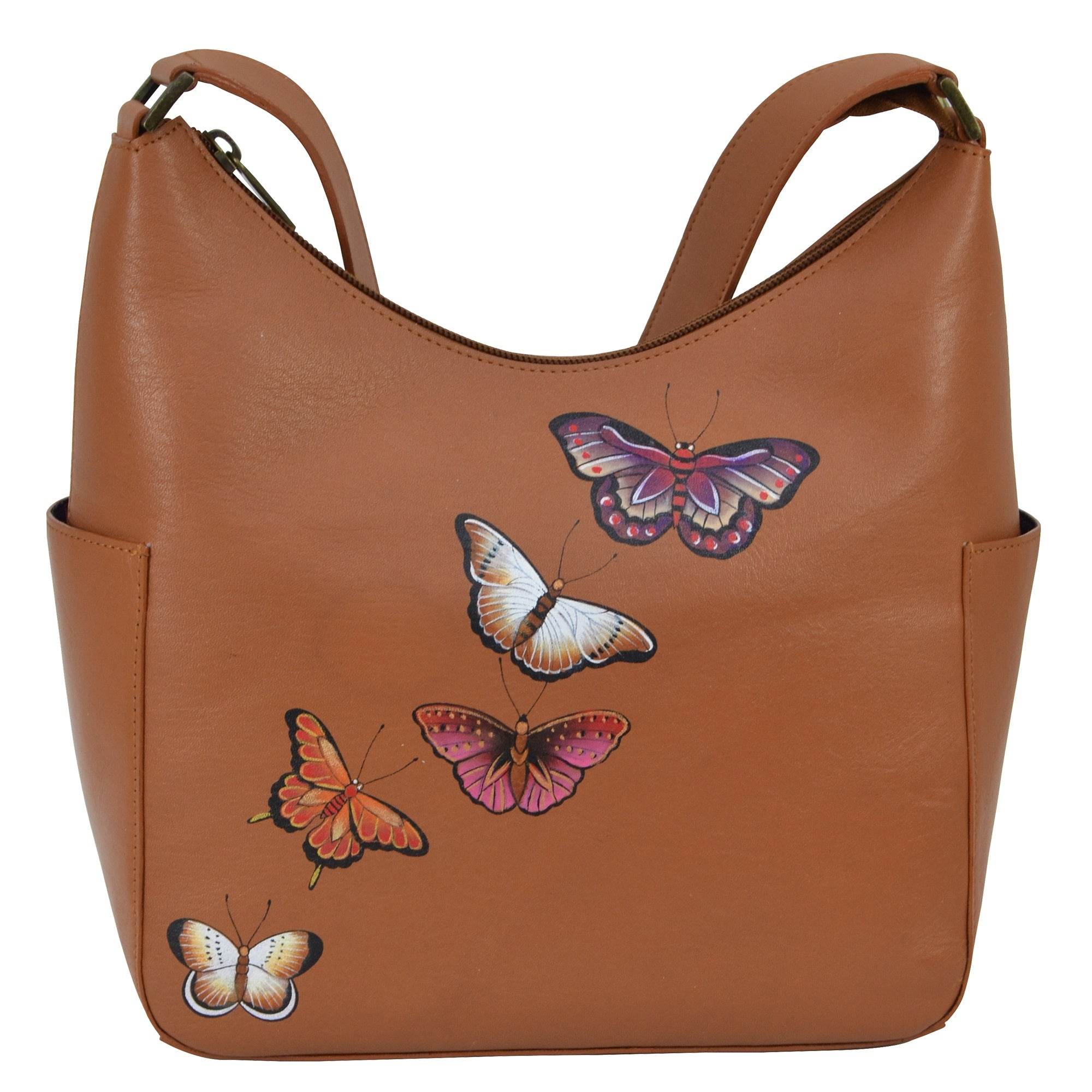 Classic Hobo With Side Pockets - 382 - Anuschka (IN)