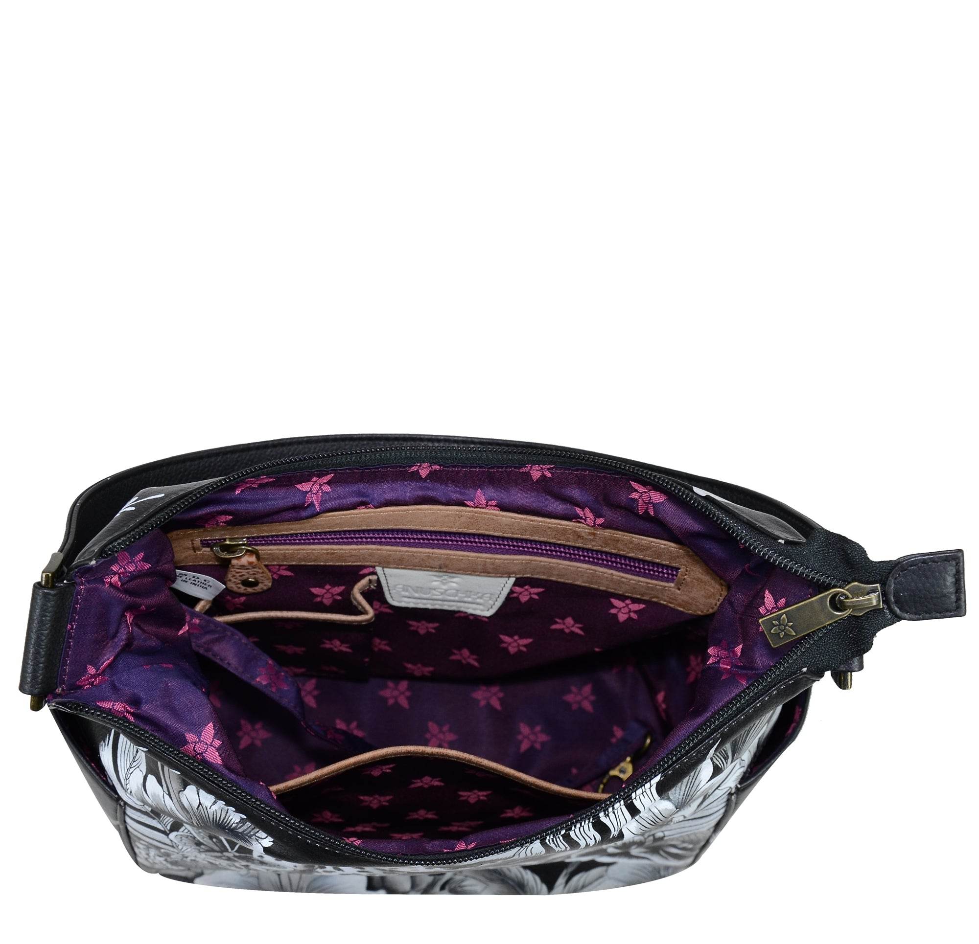 Classic Hobo With Side Pockets - 382 - Anuschka (IN)