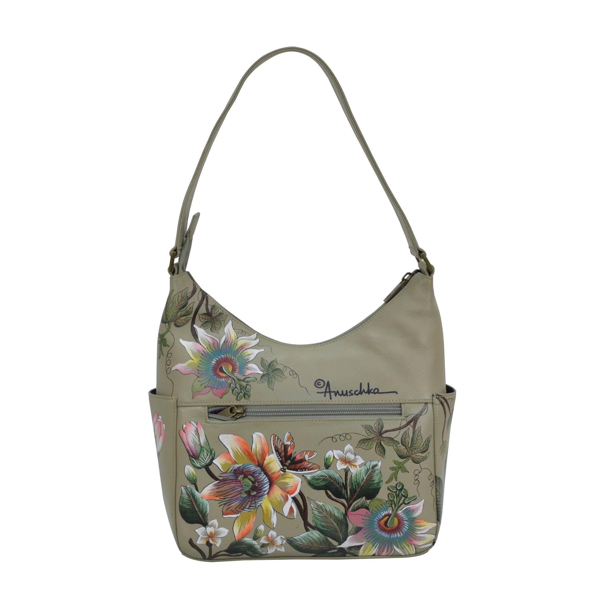 Classic Hobo With Side Pockets - 382 - Anuschka (IN)