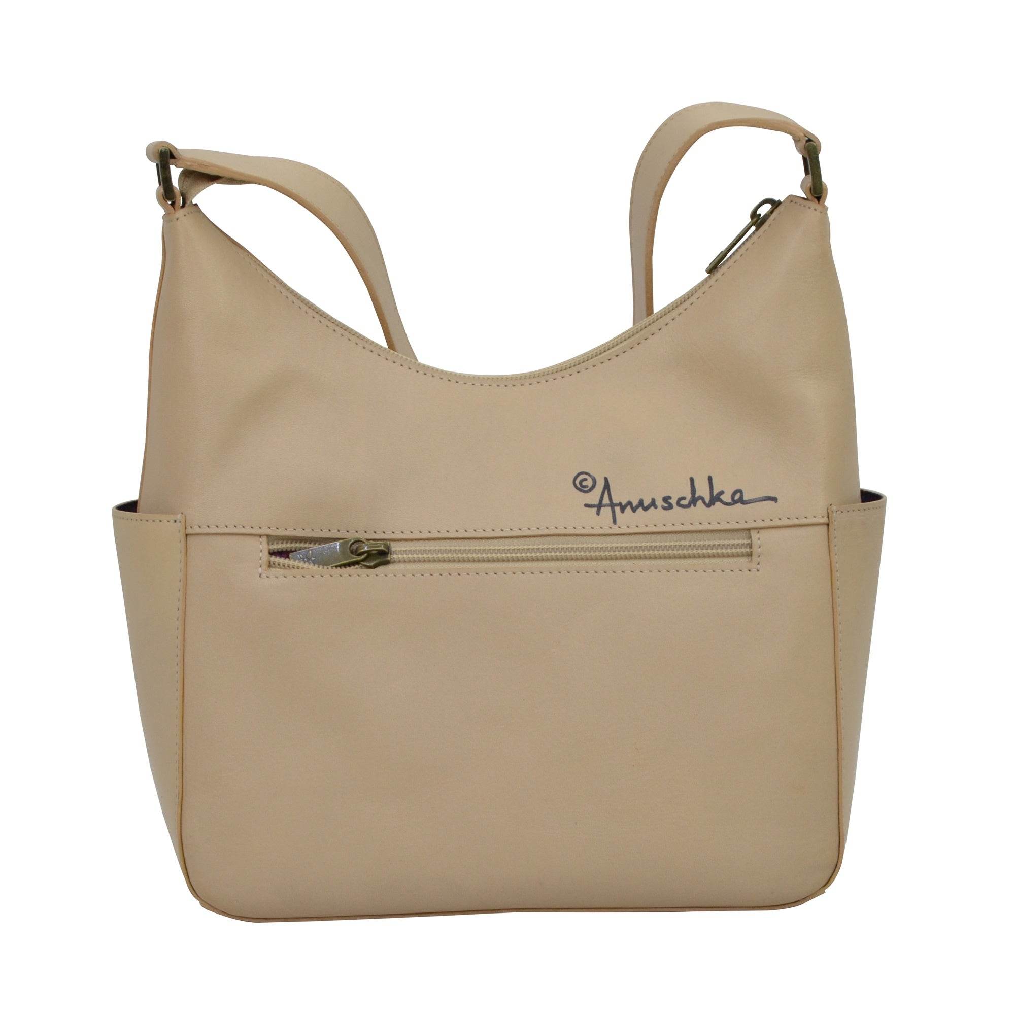 Classic Hobo With Side Pockets - 382 - Anuschka (IN)