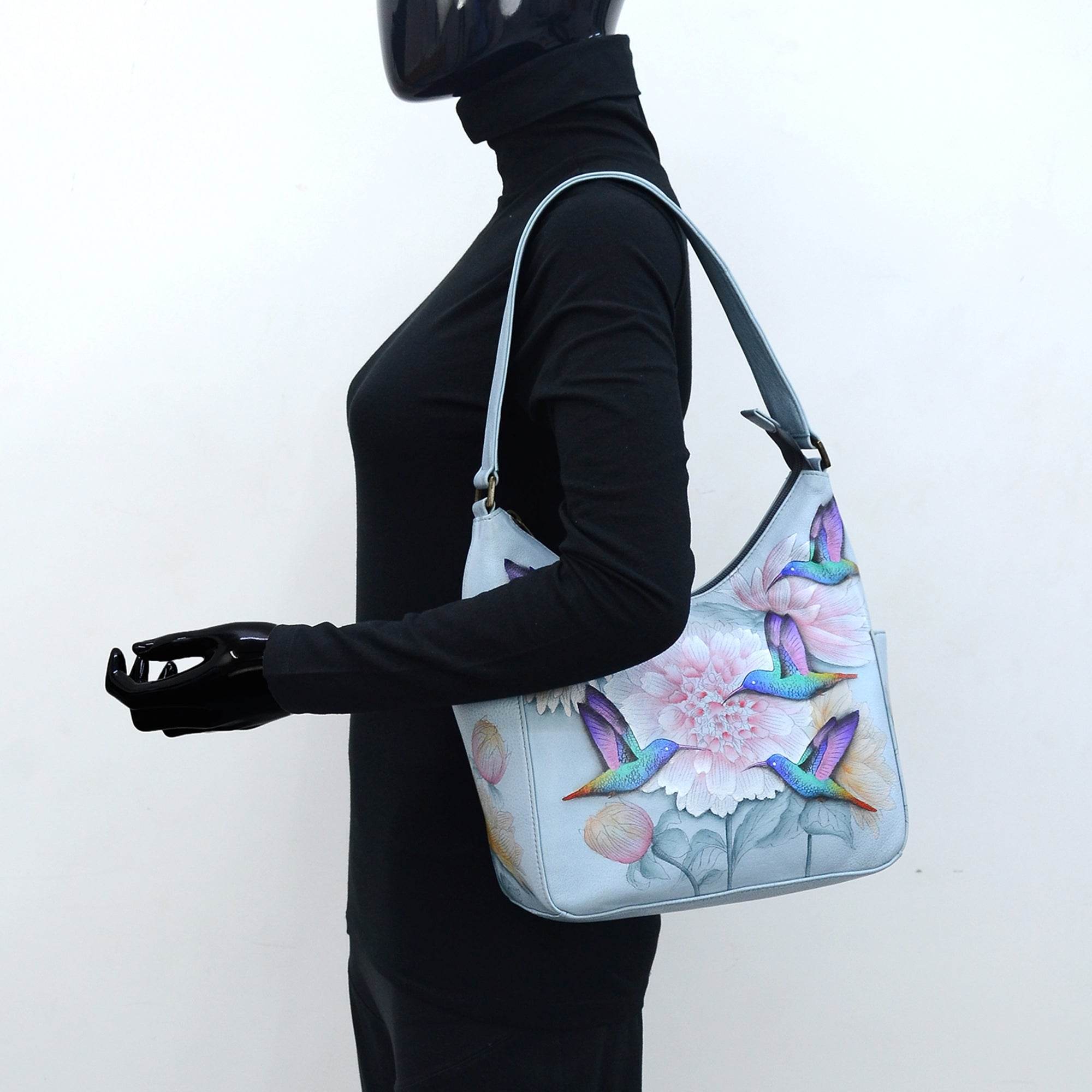Classic Hobo With Side Pockets - 382 - Anuschka (IN)