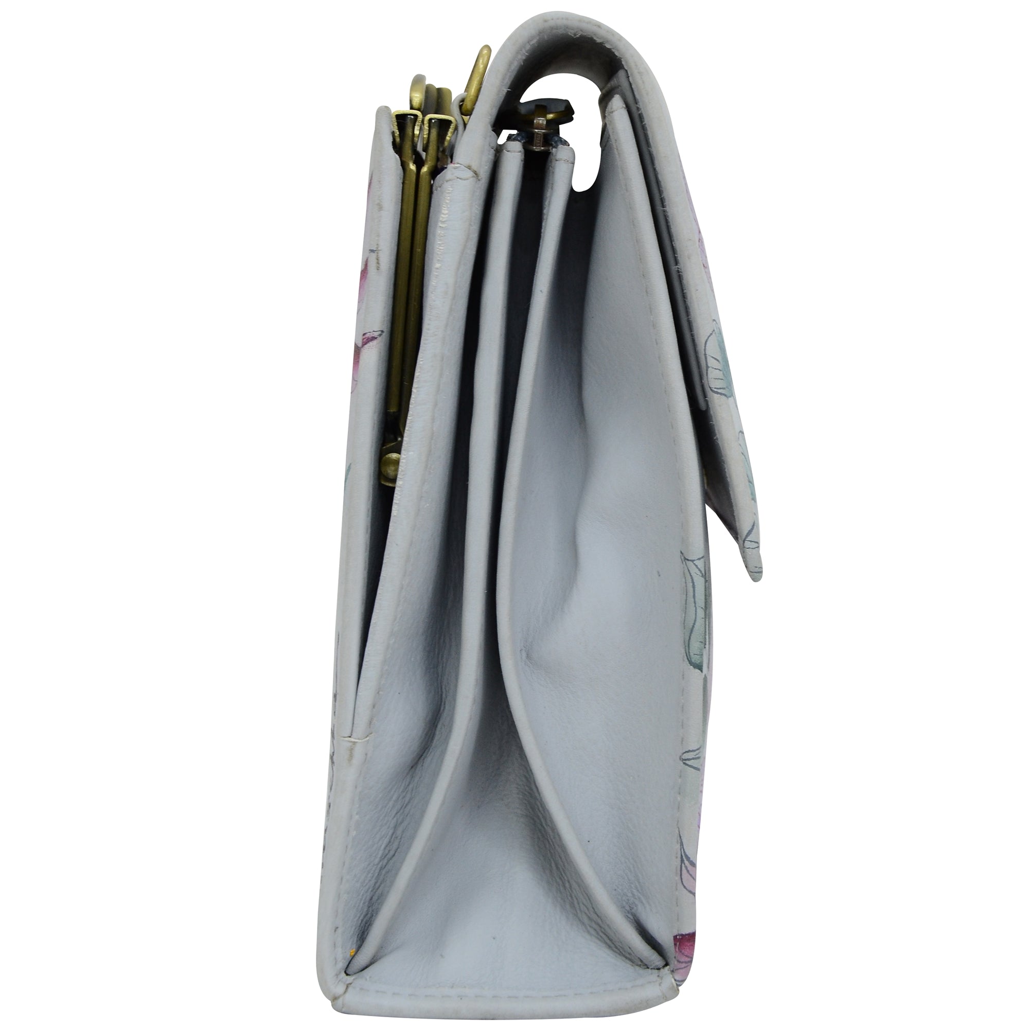 Triple Compartment Crossbody Organizer - 412| Anuschka Leather India