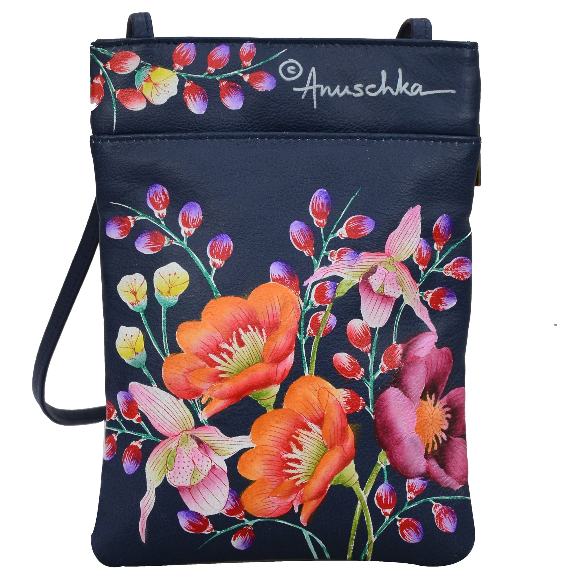 Mini Double Zip Travel Crossbody - 448| Anuschka Leather India