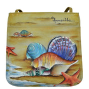 Slim Crossbody With Front Zip - 452| Anuschka Leather India
