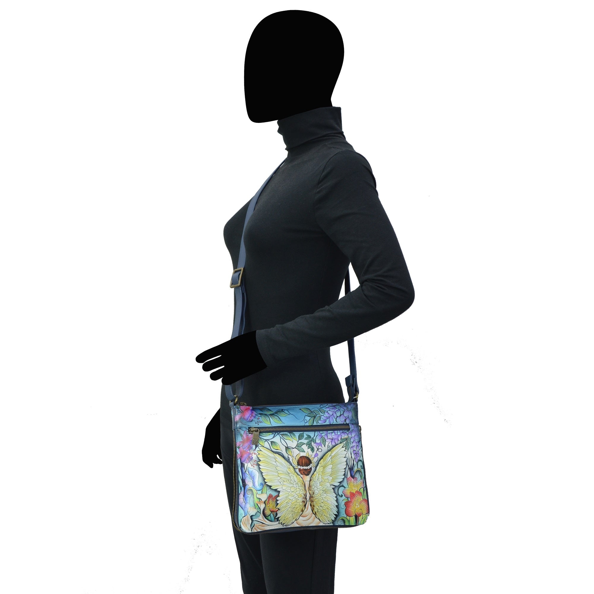 Expandable Travel Crossbody - 550| Anuschka Leather India