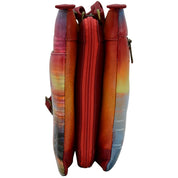 RFID Blocking Triple Compartment Travel Organizer - 596| Anuschka Leather India
