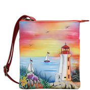 RFID Blocking Triple Compartment Travel Organizer - 596| Anuschka Leather India