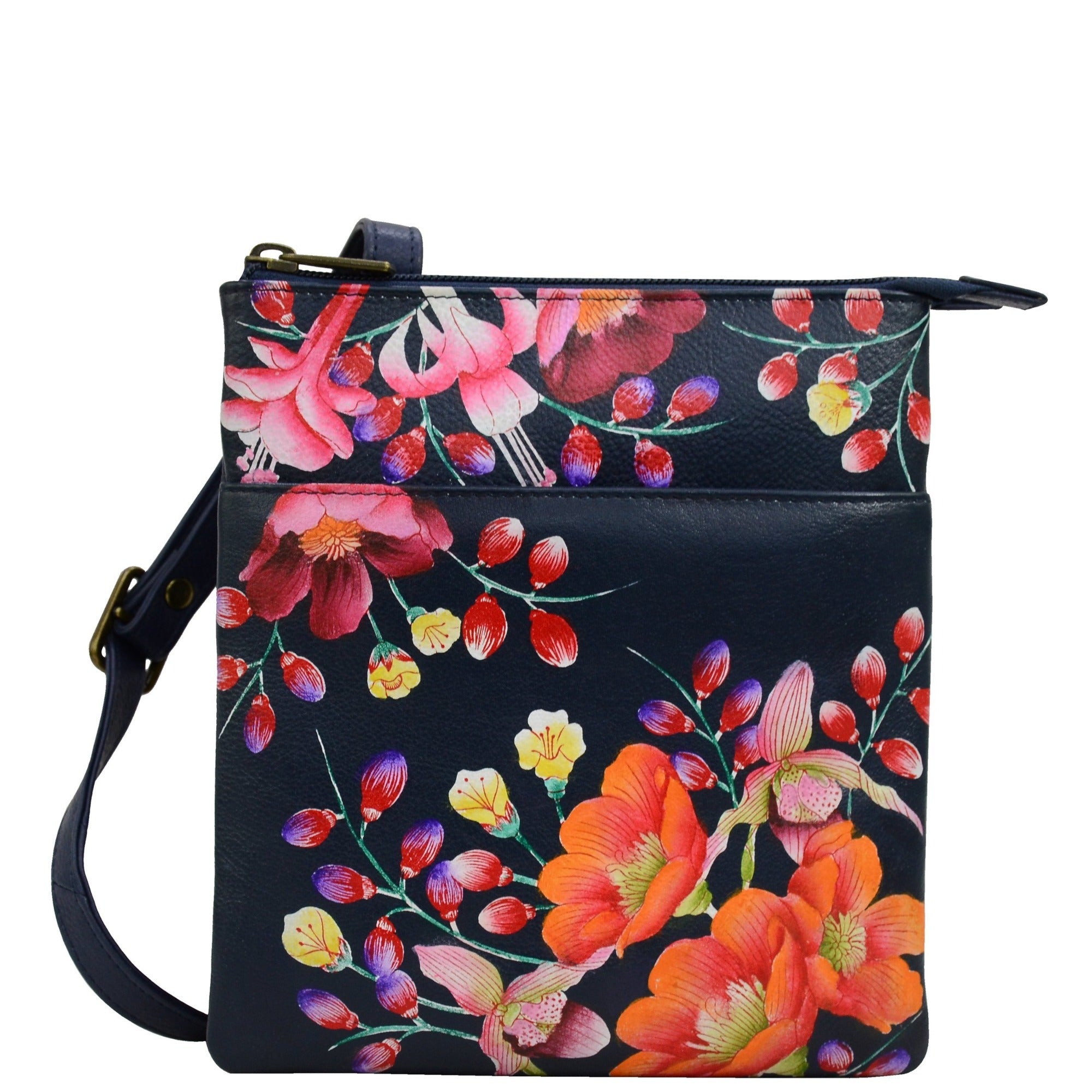 RFID Blocking Triple Compartment Travel Organizer - 596| Anuschka Leather India