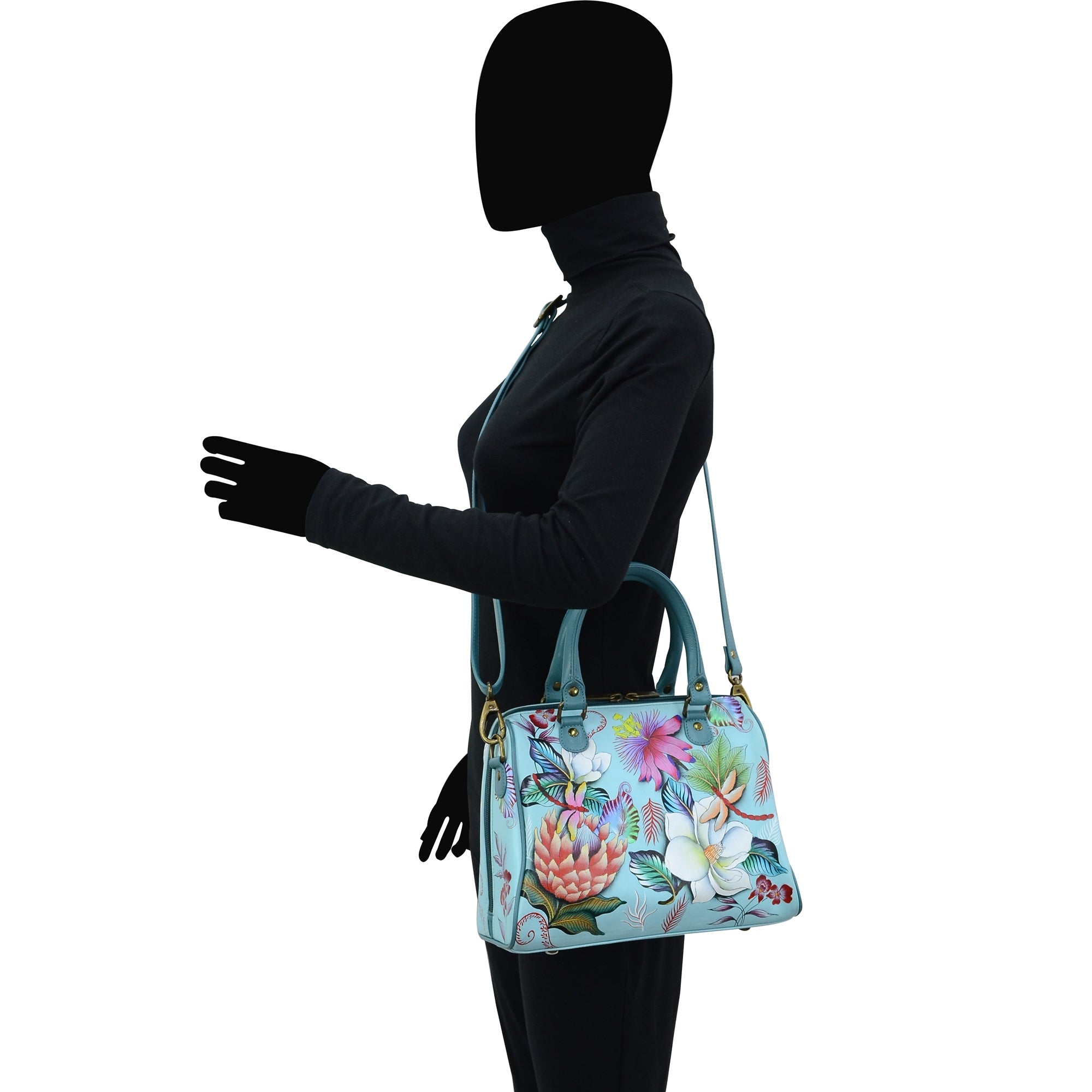 Zip Around Classic Satchel - 625| Anuschka Leather India