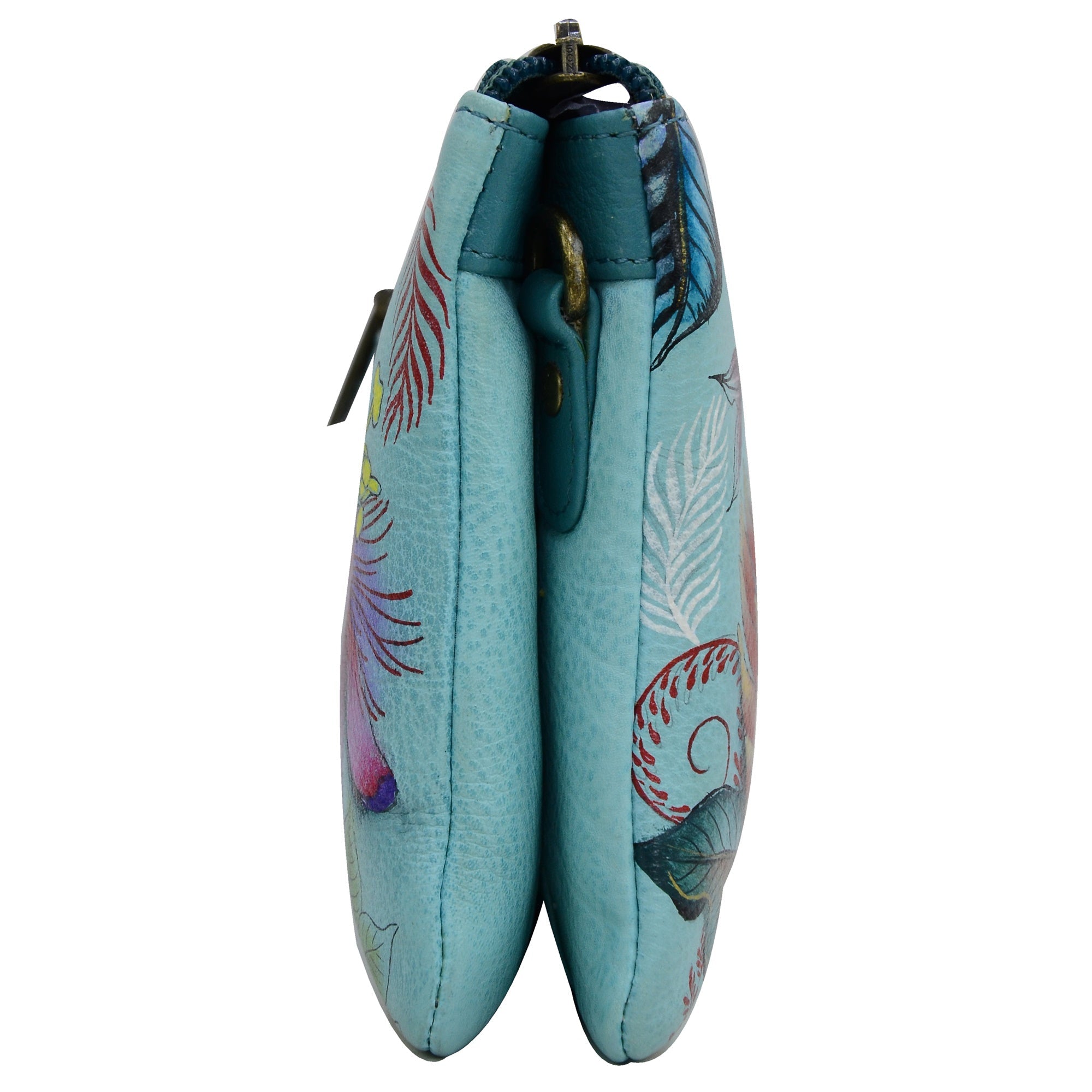 Organizer Crossbody With RFID Protection - 637| Anuschka Leather India