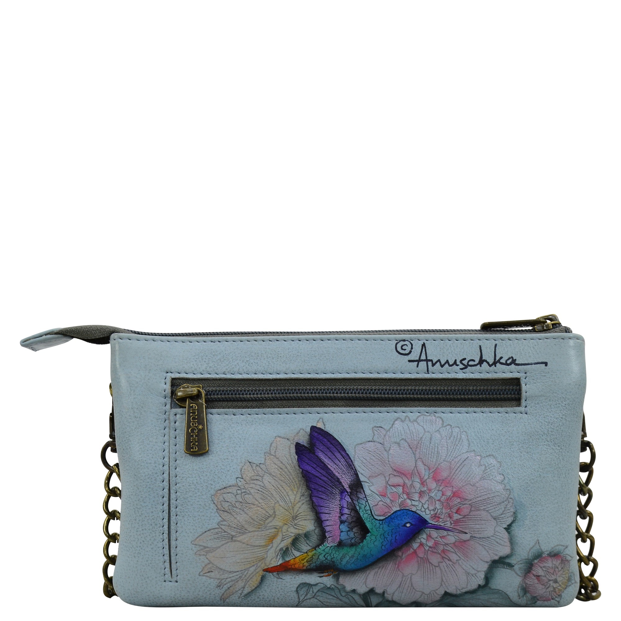 Organizer Crossbody With RFID Protection - 637| Anuschka Leather India