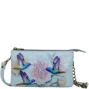 Organizer Crossbody With RFID Protection - 637| Anuschka Leather India