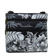 Crossbody With Front Zip Organizer - 651| Anuschka Leather India