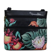 Crossbody With Front Zip Organizer - 651| Anuschka Leather India